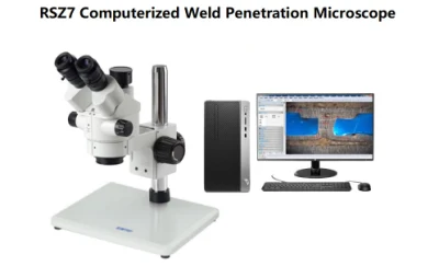 Microscopio metallurgico computerizzato a penetrazione della saldatura Rsz7