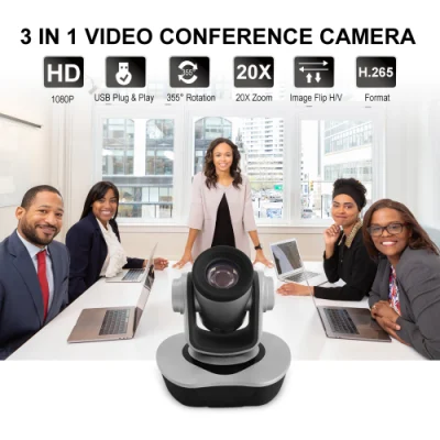 Telecamera per streaming di videoconferenze HDMI IP SDI con zoom 20X di marca Anxinshi